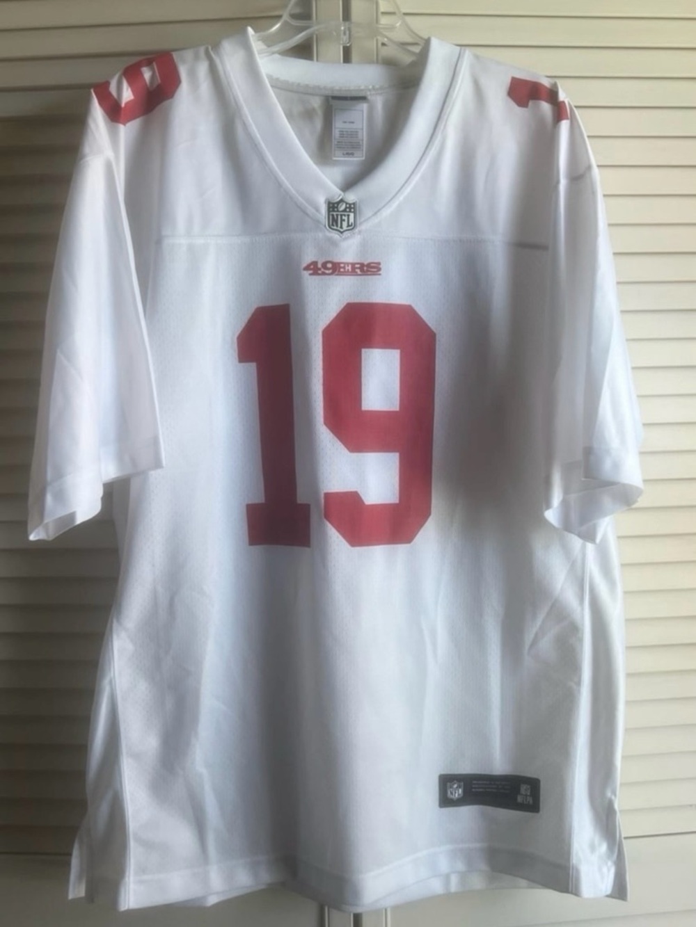 Deebo Samuel #19 San Francisco 49ers Proline Jersey white/red Like new Size Lrg